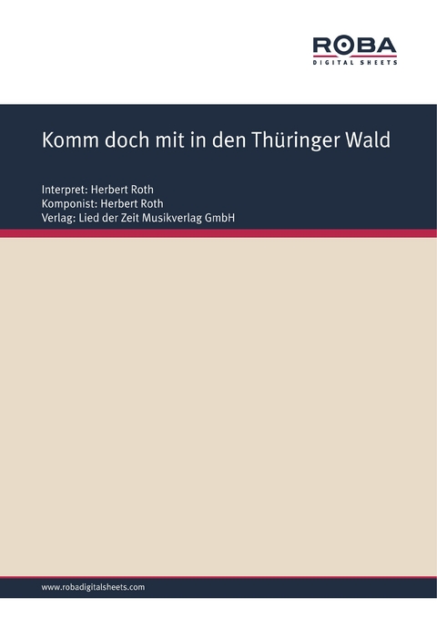 Komm doch mit in den Th&uuml;ringer Wald - Herbert Roth