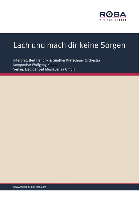Lach und mach dir keine Sorgen - Wolfgang K&auml;hne, Gerd Halbach