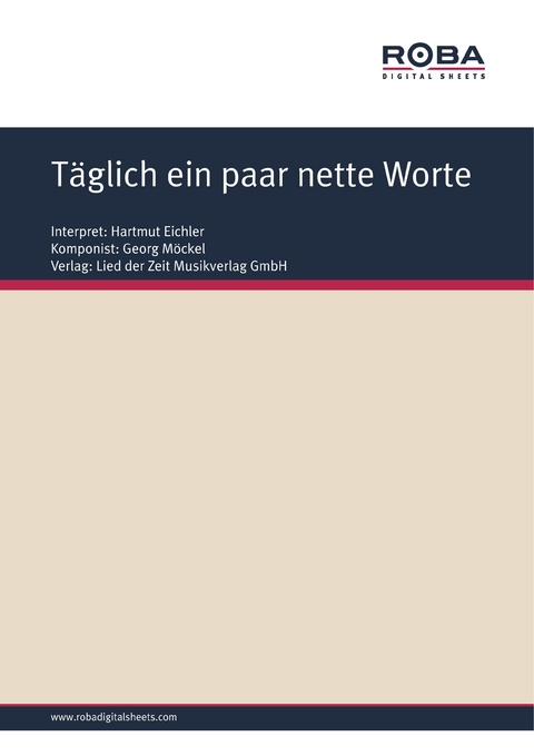 T&auml;glich ein paar nette Worte - Georg M&ouml;ckel, Siegfried Osten
