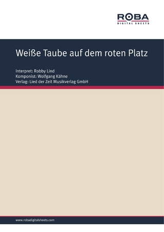 Weiße Taube auf dem roten Platz