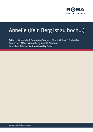 Annelie (Kein Berg ist zu hoch...)