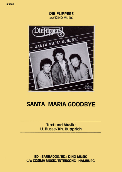 Santa Maria Goodbye - Kh. Rupprich, Uwe Busse, Rolf Kn&ouml;fel
