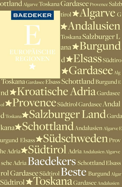 Baedeker Reisef&uuml;hrer E-Book Baedeker's Beste Europ&auml;ische Regionen -  Anonym