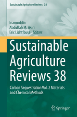 Sustainable Agriculture Reviews 38 - 