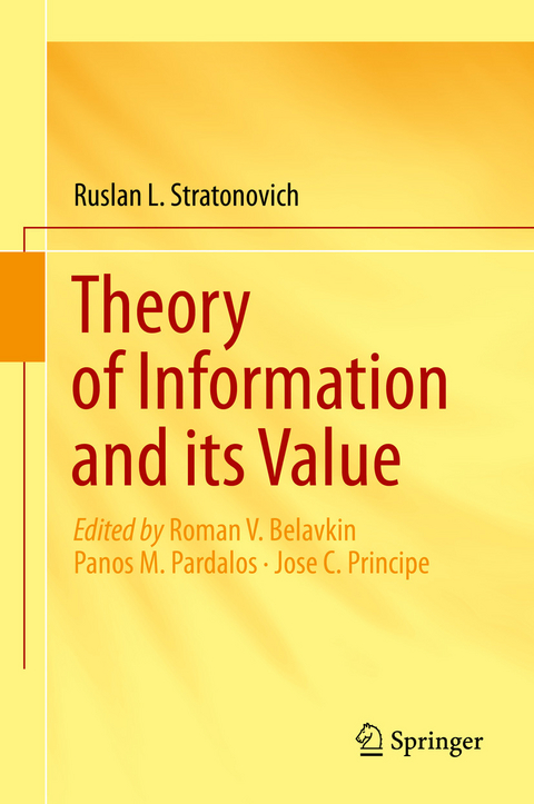 Theory of Information and its Value - Ruslan L. Stratonovich