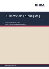 Du kamst als Fr&uuml;hlingstag - Wolfgang K&auml;hne, Ursula Upmeier