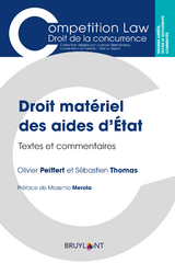 Droit mat&eacute;riel des aides d'&Eacute;tat - Olivier Peiffert, S&eacute;bastien Thomas