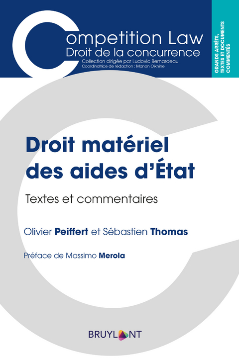 Droit mat&eacute;riel des aides d'&Eacute;tat - Olivier Peiffert, S&eacute;bastien Thomas