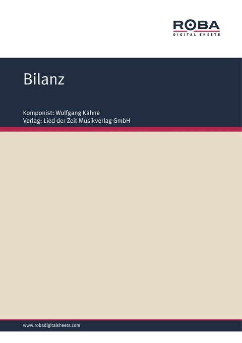 Bilanz - Wolfgang K&auml;hne, Wolfgang Brandenstein, Hans Bath