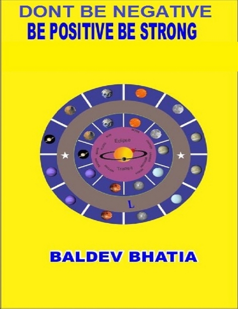 Don't Be Negative - Be Positive Be Strong -  BALDEV BHATIA