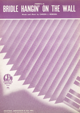 There's a Bridle Hangin' On The Wall - Carson J. Robison