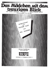 Das M&auml;dchen mit dem traurigen Blick - Georg Buschor, Christian Bruhn