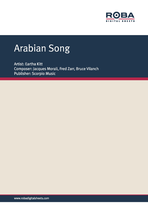 Arabian Song - Fred Zarr, Jacques Morali, Bruce Vilanch
