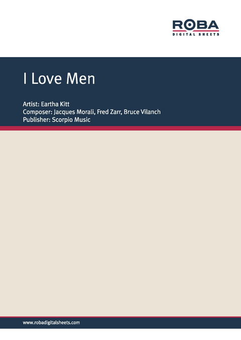 I Love Men - Fred Zarr, Jacques Morali, Bruce Vilanch