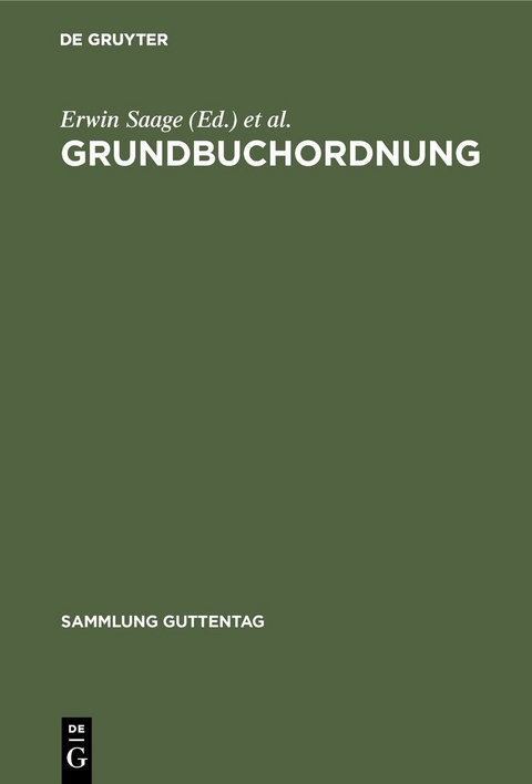 Grundbuchordnung - 