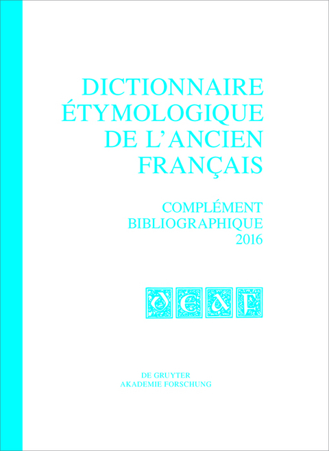 Compl&eacute;ment bibliographique 2016 - 