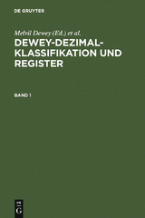 Dewey-Dezimalklassifikation und Register - 