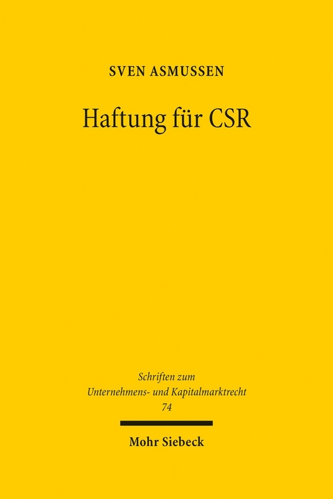 Haftung f&uuml;r CSR -  Sven Asmussen