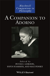A Companion to Adorno - 