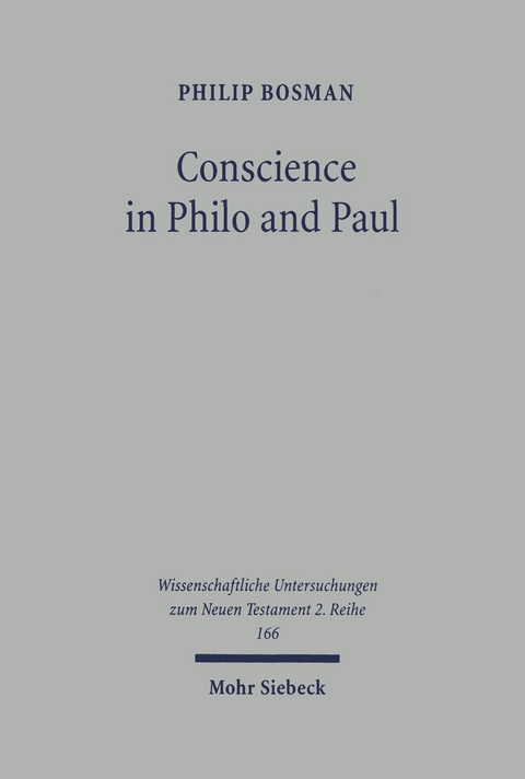 Conscience in Philo and Paul -  Philip Bosman