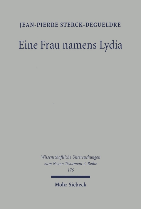 Eine Frau namens Lydia -  Jean-Pierre Sterck-Degueldre