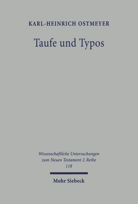 Taufe und Typos -  Karl-Heinrich Ostmeyer