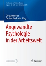 Angewandte Psychologie in der Arbeitswelt - 