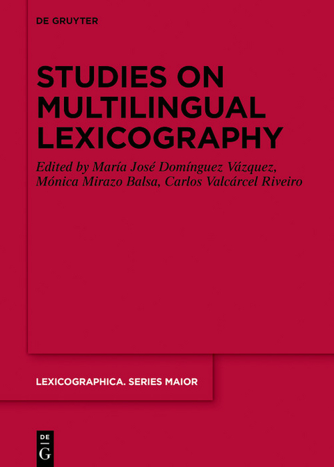 Studies on Multilingual Lexicography - 