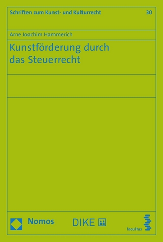 Kunstförderung durch das Steuerrecht
