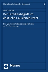 Der Familienbegriff im deutschen Ausl&auml;nderrecht - Carina Druschke