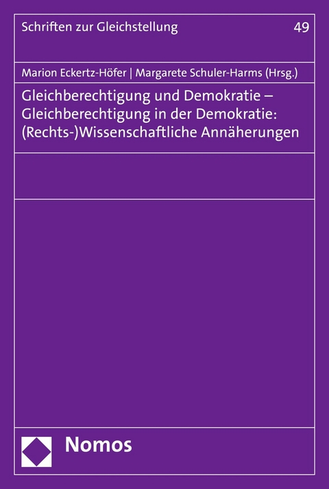 Gleichberechtigung und Demokratie, Gleichberechtigung in der Demokratie - 