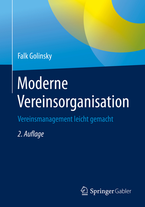 Moderne Vereinsorganisation -  Falk Golinsky