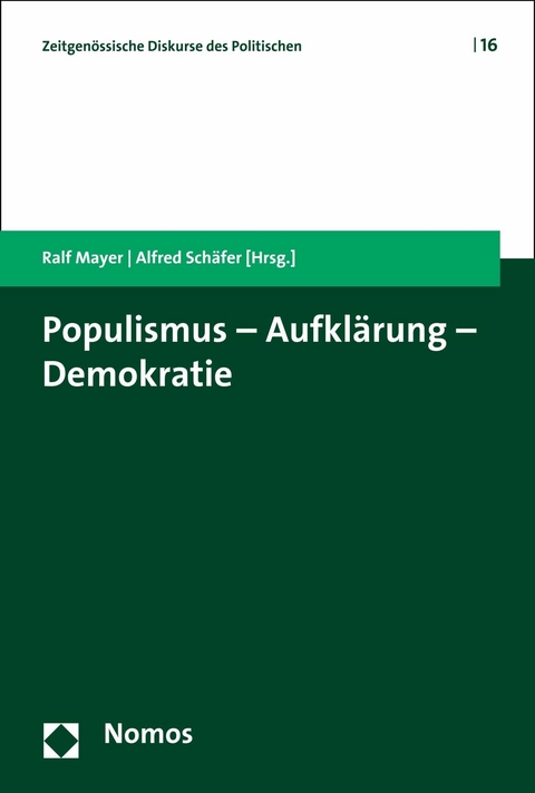 Populismus - Aufkl&auml;rung - Demokratie - 