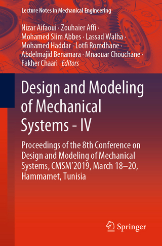 Design and Modeling of Mechanical Systems - IV