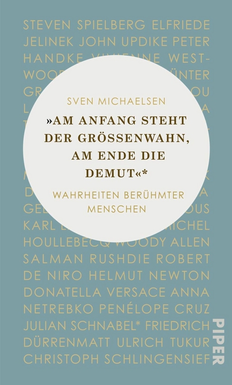 &raquo;Am Anfang steht der Gr&ouml;&szlig;enwahn, am Ende die Demut&laquo; -  Sven Michaelsen