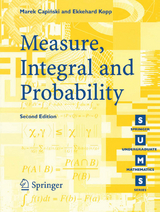 Measure, Integral and Probability - Marek Capinski, Peter E. Kopp