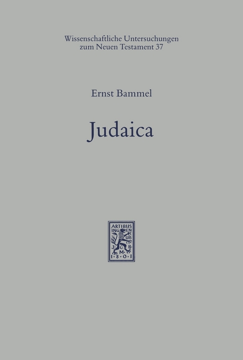 Judaica -  Ernst Bammel