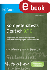 Kompetenztests Deutsch, Klasse 9/10 - Stefan Sch&auml;fer
