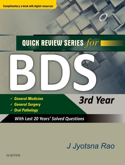 QRS for BDS III Year - E Book -  Jyotsna Rao