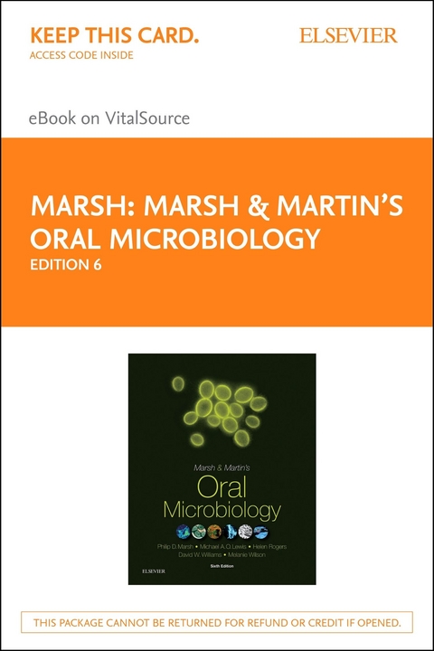 Marsh and Martin's Oral Microbiology - E-Book -  Michael A.O. Lewis,  Philip D. Marsh,  Helen Rogers,  David Williams,  Melanie Wilson