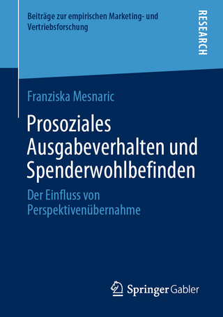 Prosoziales Ausgabeverhalten und Spenderwohlbefinden