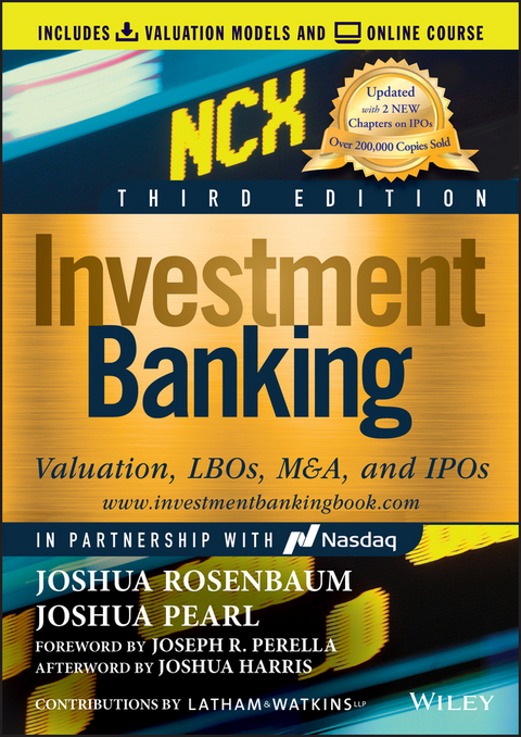 Investment Banking - Joshua Rosenbaum, Joshua Pearl