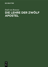 Die Lehre der zw&ouml;lf Apostel - Emil von Renesse