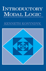Introductory Modal Logic - Kenneth J. Konyndyk