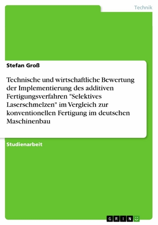 Technische und wirtschaftliche Bewertung der Implementierung des additiven Fertigungsverfahren 