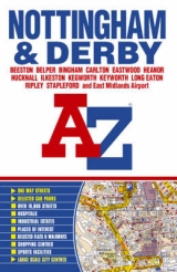 Nottingham and Derby Street Atlas - 