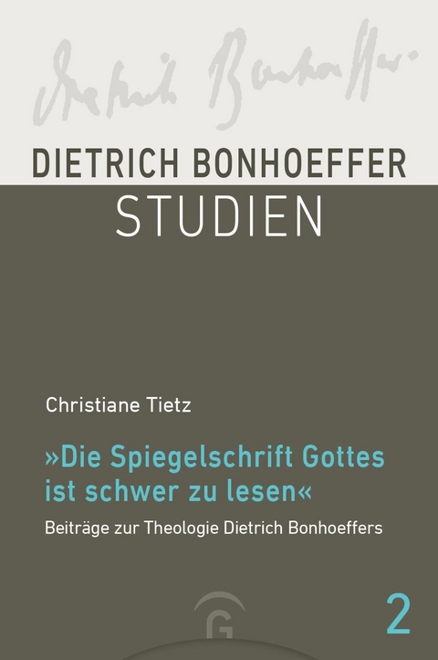 "Die Spiegelschrift Gottes ist schwer zu lesen" - Christiane Tietz