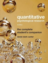 Quantitative Psychological Research - Clark-Carter, David