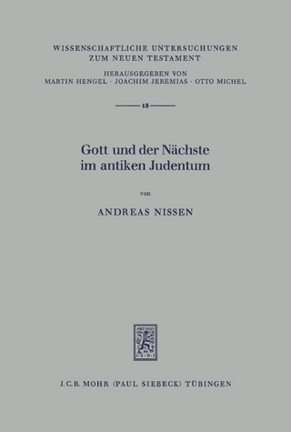 Gott und der Nächste im antiken Judentum