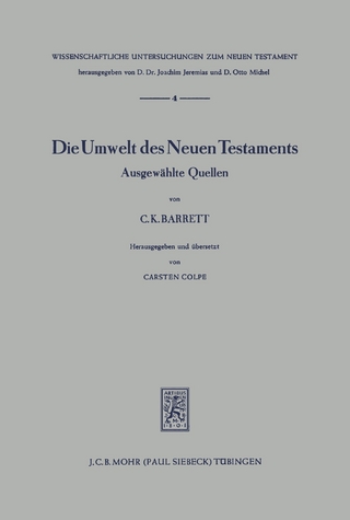 Die Umwelt des Neuen Testaments